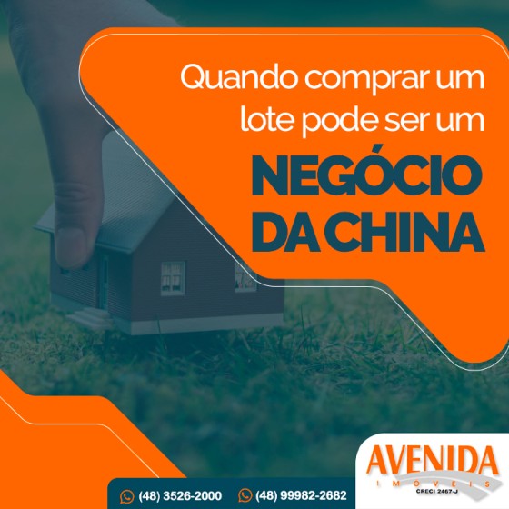 Banner Quando comprar um lote pode ser um negócio da China